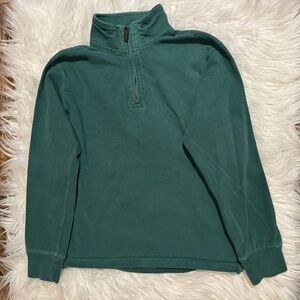 Crewcuts Boys Teal Quarter-Zip Pullover Sweater Size Medium